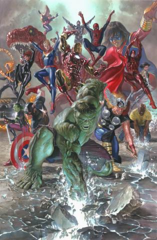 Marvel Legacy Signed Giclee on Canvas Print - ID: aprrossAR0084C Alex Ross