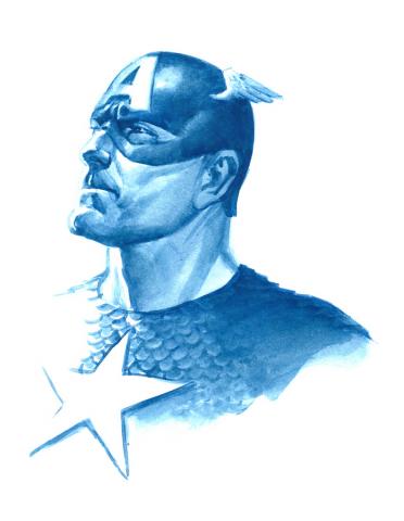 Allegiance Signed Giclee on Paper Print - ID: aprrossAR0148P Alex Ross