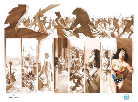 Origins: Wonder Woman Lithograph Print - ID: aprrossAR0182ML Alex Ross
