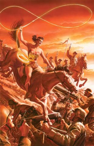 Wonder Woman Tribute Lithograph Print - ID: aprrossAR0198DL Alex Ross