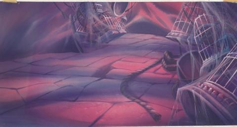 An American Tail Background Color Key Concept - ID: at03 Don Bluth