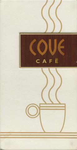 Cove Cafe Menu - ID: augdismenu20018 Disneyana