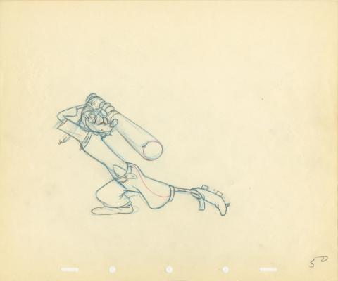 How To Play Baseball Production Drawing - ID: auggoofy20745 Walt Disney