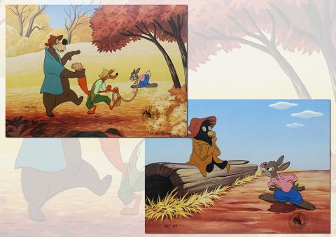 Pair of Song of the South Limited Edition Hand-Painted Cel - ID: augsouth20455 Walt Disney