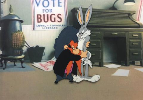 Ballot Box Bunny Production Cel - ID: augwarner20409 Warner Bros.