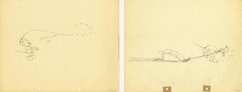 Klondike Kid Production Drawing - ID: decklondike19102 Walt Disney