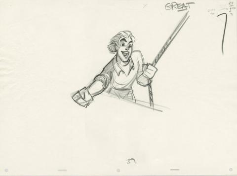 Little Mermaid Production Drawing - ID: decmermaid19113 Walt Disney