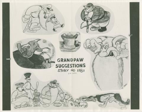 Peter and the Wolf Photostat Model Sheet - ID: dismodel19057 Walt Disney