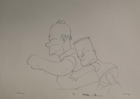 The Simpsons Movie Production Drawing - ID: febmis35 Fox
