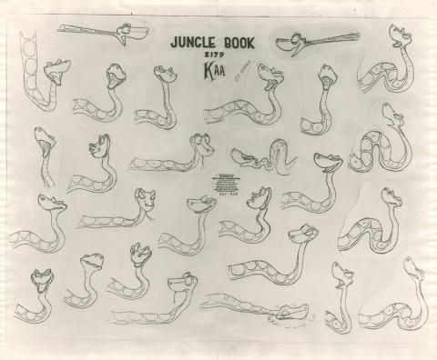 Jungle Book Photostat Model Sheet - ID: janmodel20054 Walt Disney
