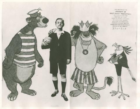 Bedknobs and Broomsticks Photostat Model Sheet - ID: janmodel20155 Walt Disney