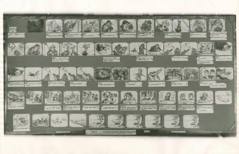 The Rescuers Photostat Storyboard Sheet - ID: janmodel20302 Walt Disney