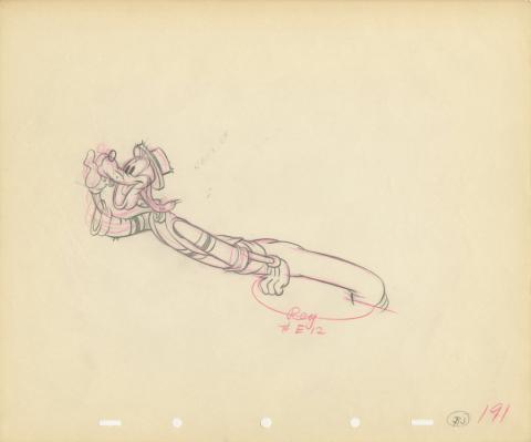 Goofy Production Drawing - ID: julygoofy20167 Walt Disney