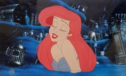 The Little Mermaid Production Cel - ID: julymermaid20391 Walt Disney