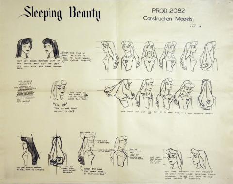Sleeping Beauty Photostat Model Sheet - ID: julysleeping20304 Walt Disney