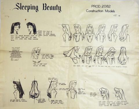 Sleeping Beauty Photostat Model Sheet - ID: julysleeping20307 Walt Disney