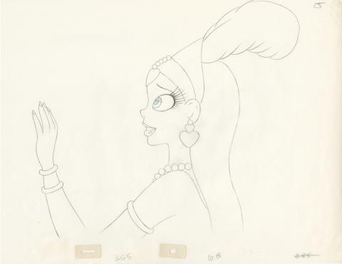 The Thief and the Cobbler Production Drawing - ID: julythief20141 Richard Williams
