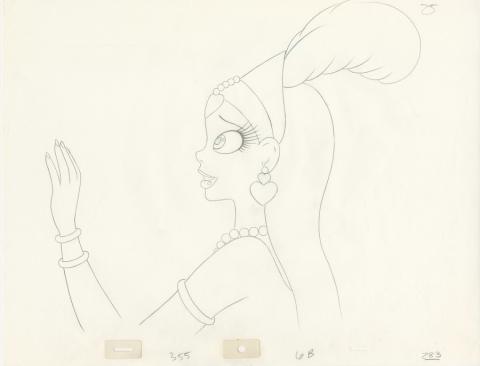 The Thief and the Cobbler Production Drawing - ID: julythief20143 Richard Williams