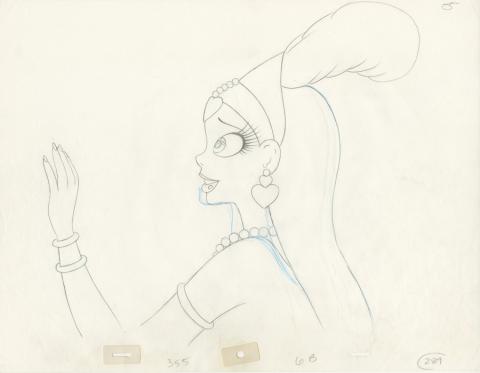 The Thief and the Cobbler Production Drawing - ID: julythief20145 Richard Williams