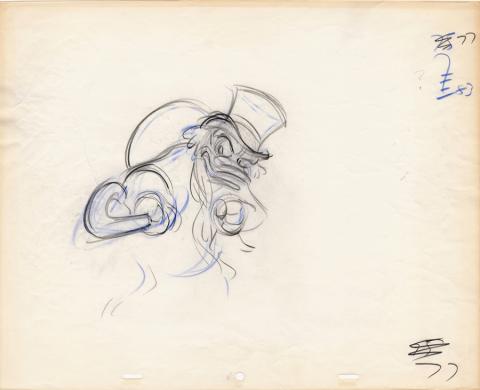 Mickey's Christmas Carol Production Drawing - ID: juncarol20207 Walt Disney