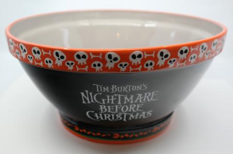 Nightmare Before Christmas Ceramic Disneyland Popcorn Bowl - ID: jundisneyana20103 Disneyana