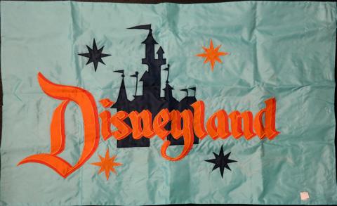 Kevin Kidney 50th Ann. Disneyland Replica Flag - ID: jundisneyana20137 Disneyana
