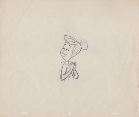 The Flintstones Production Drawing - ID: junflintstones20148 Hanna Barbera