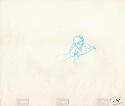 Little Mermaid Production Drawing - ID: junmermaid20183 Walt Disney