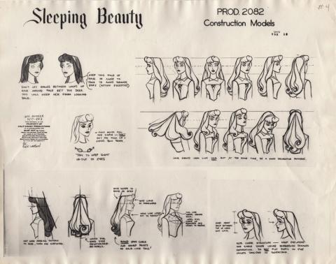 Sleeping Beauty Photostat Model Sheet - ID: junmodel20116 Walt Disney