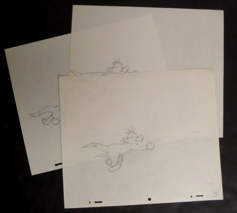 Sylvester Production Drawings - ID: junwb008 Warner Bros.