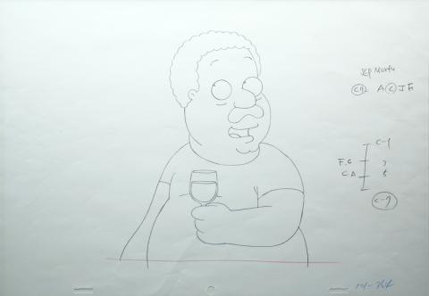 The Cleveland Show Production Drawing - ID: marcleveland20003 Fox