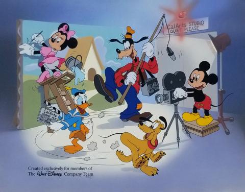 CalArts Mickey and Friends Sericel - ID: mardisney20030 Walt Disney