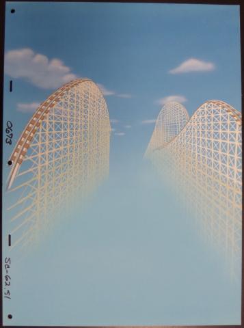 Roller Coaster Rabbit Production Background - ID: maydis55 Walt Disney