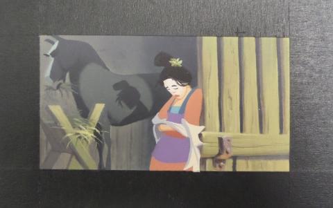 Mulan Background Color Key Painting - ID: maydis73 Walt Disney