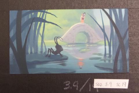 Mulan Background Color Key Painting - ID: maydis77 Walt Disney