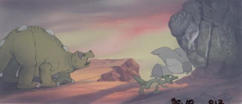 Land Before Time Color Key Concept - ID: maylandbefore20072 Don Bluth