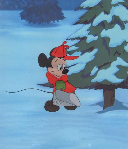 Pluto's Christmas Tree Production Cel - ID: maymickey20014 Walt Disney