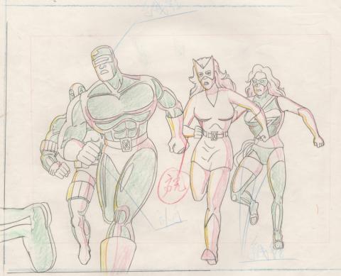 X-Men Production Drawing - ID: mayxmen20521 Marvel