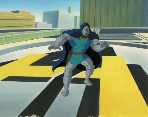 Fantastic Four Production Cel and Background - ID: octfantfour20239 Marvel