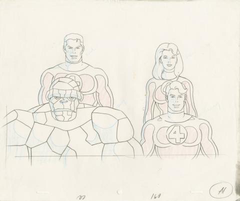 Fantastic Four Production Drawing - ID: octfantfour20467 Marvel