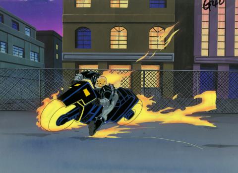 The Incredible Hulk Production Cel and Background - ID: octhulk20112 Marvel
