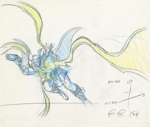X-Men Production Drawing - ID: octxmen20055 Marvel
