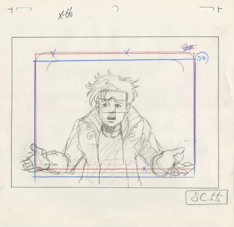 X-Men Layout Drawing - ID: octxmen20069 Marvel