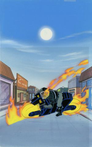 The Incredible Hulk Production Cel and Background - ID: octxmen20621 Marvel