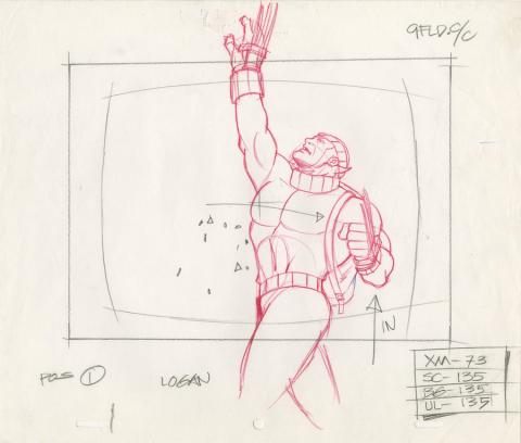 X-Men Production Drawing - ID: octxmen20818 Marvel