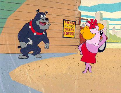 Rude Dog and the Dweebs Production Cel and Background - ID: 119v Marvel-Sunbow