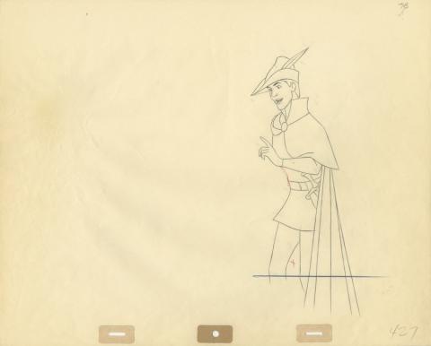 Sleeping Beauty Production Drawing Walt Disney