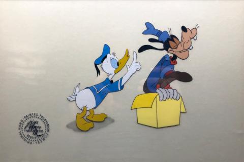Goofy and Donald Duck Production Cel - ID: septdisneyana20013 Walt Disney