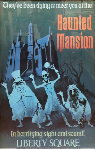 Haunted Mansion Poster Print - ID: septdisneyana20028 Disneyana