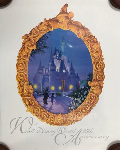 Walt Disney World 25th Anniversary Poster - ID: septdisneyana20041 Disneyana